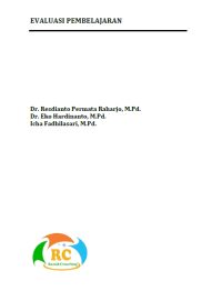 Ebook PTI dan Ebook Pendidikan. EVALUASI PEMBELAJARAN