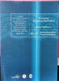 Modul Mahasiswi Konseling Kesehatan Reproduksi