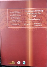 Panduan Pengajar Kekerasan Terhadap Perempuan dan Anak