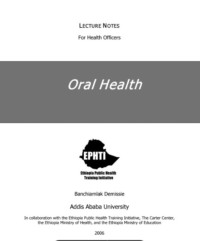 EBOOK FKG. Oral Health, The Carter Center