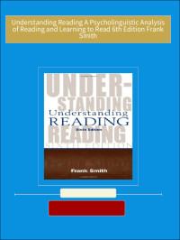 Ebook Pend. Bahasa Inggris. UNDERSTANDING READING SIXTH EDITION