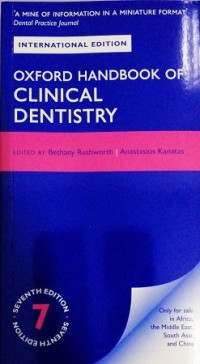 OXFORD HANDBOOK OF CLINICAL DENTISTRY SEVENTH EDITION