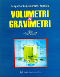 Pengantar Kimia Farmasi Analisis Volumetri & Gravimetri