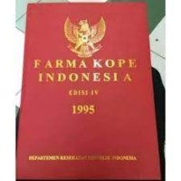 Farmakope Indonesia Edisi IV 1995