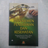 Manajemen Pendidikan dan Kesehatan