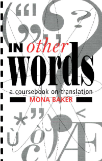 Ebook PBI. In Other Words A coursebook on translation