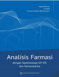 Analisis Farmasi Dengan Spektroskopi Uv-Vis Dan Kemometrika